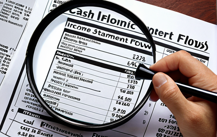 **A value investor meticulously studying financial reports (balance sheet, income statement, cash flow statement) under a magnifying glass, searching for hidden value in a seemingly ordinary Dutch company.**